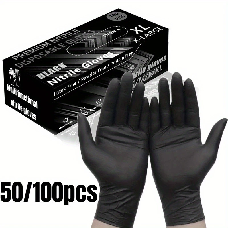 100 pieces Black kitchen gloves