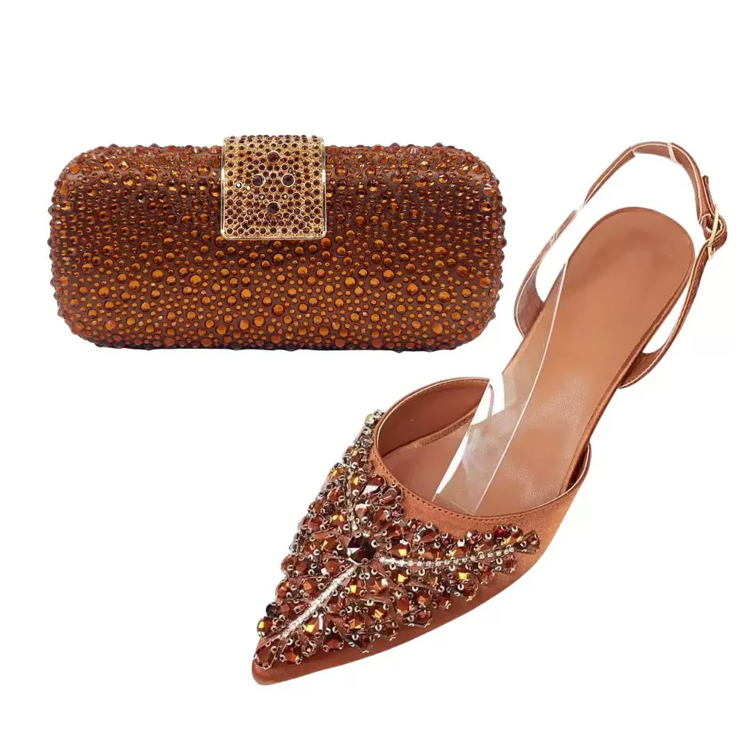 Luxury purse and heels combo set thumbnail