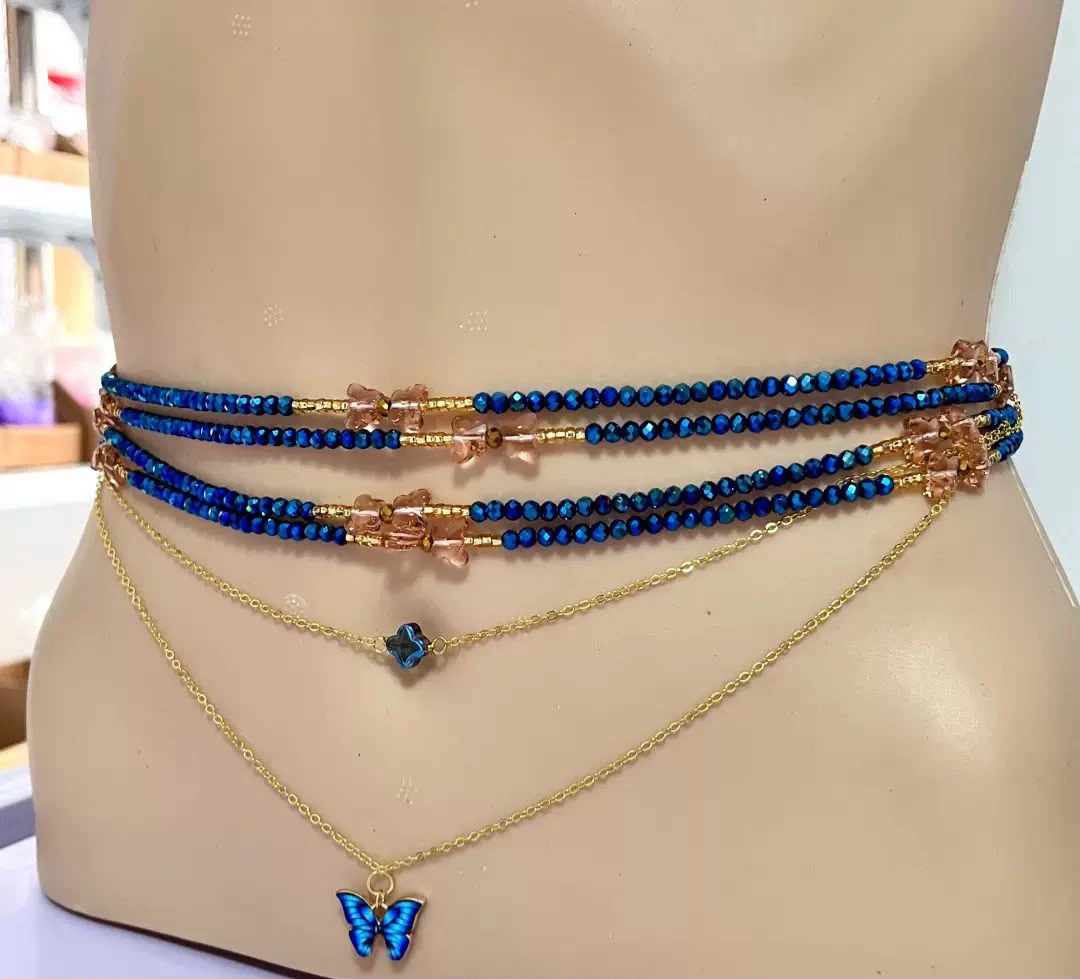 4-piece set of waist beads