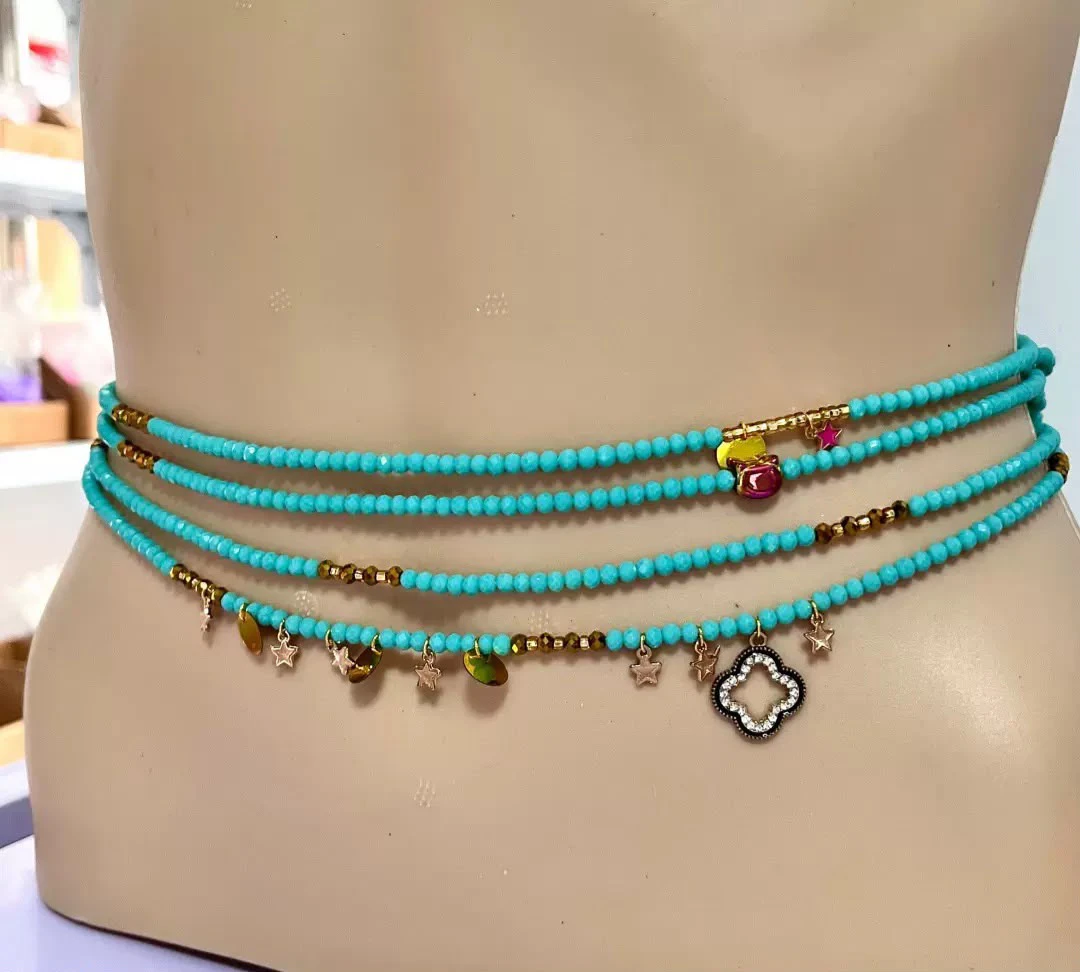 4-piece set of waist beads thumbnail