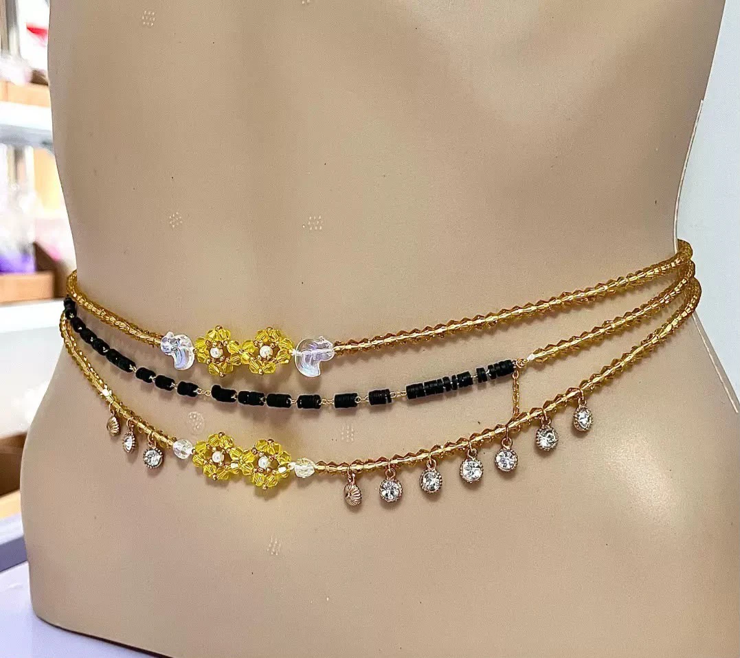 4-piece set of waist beads thumbnail