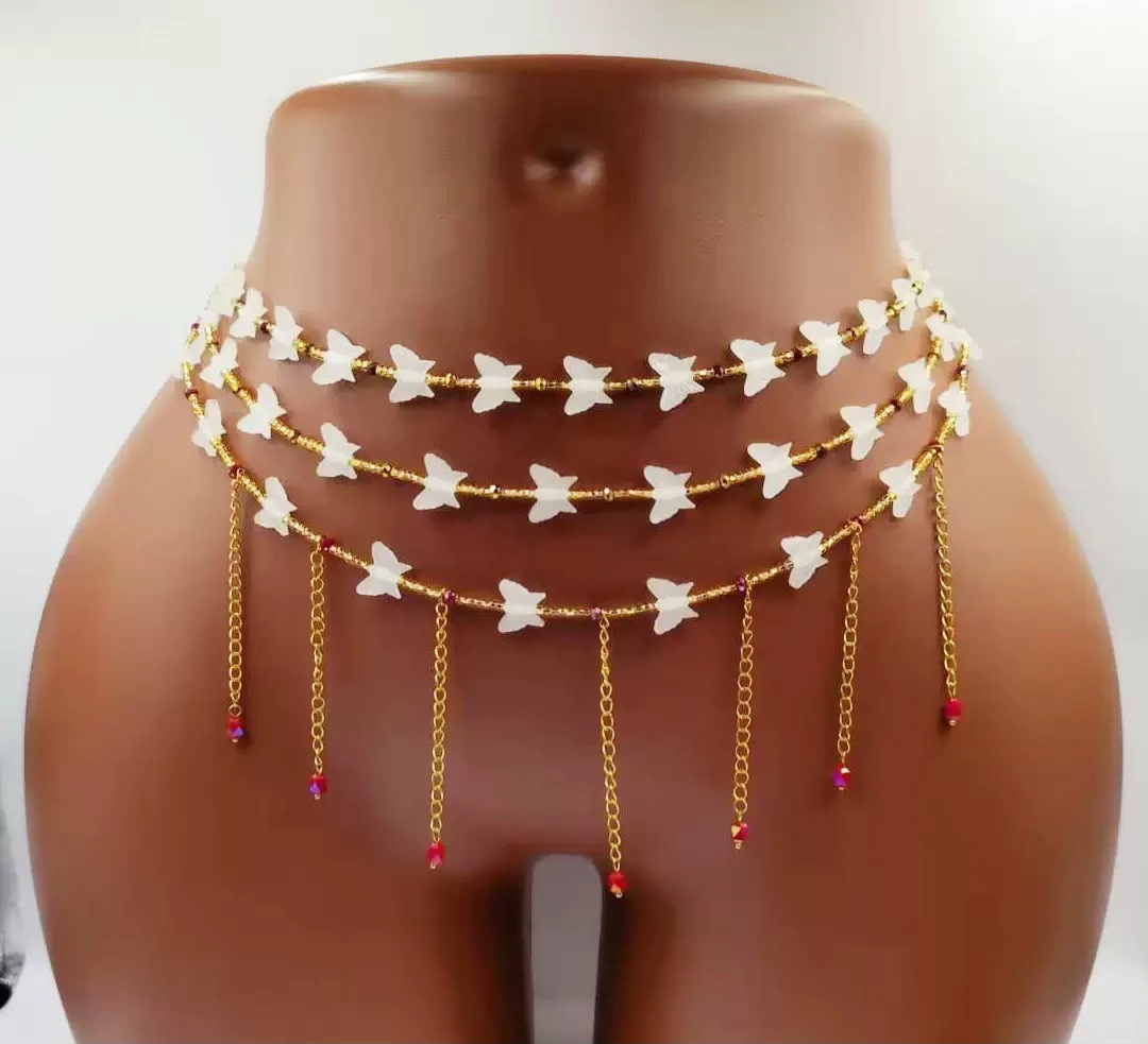 Luminous waist beads