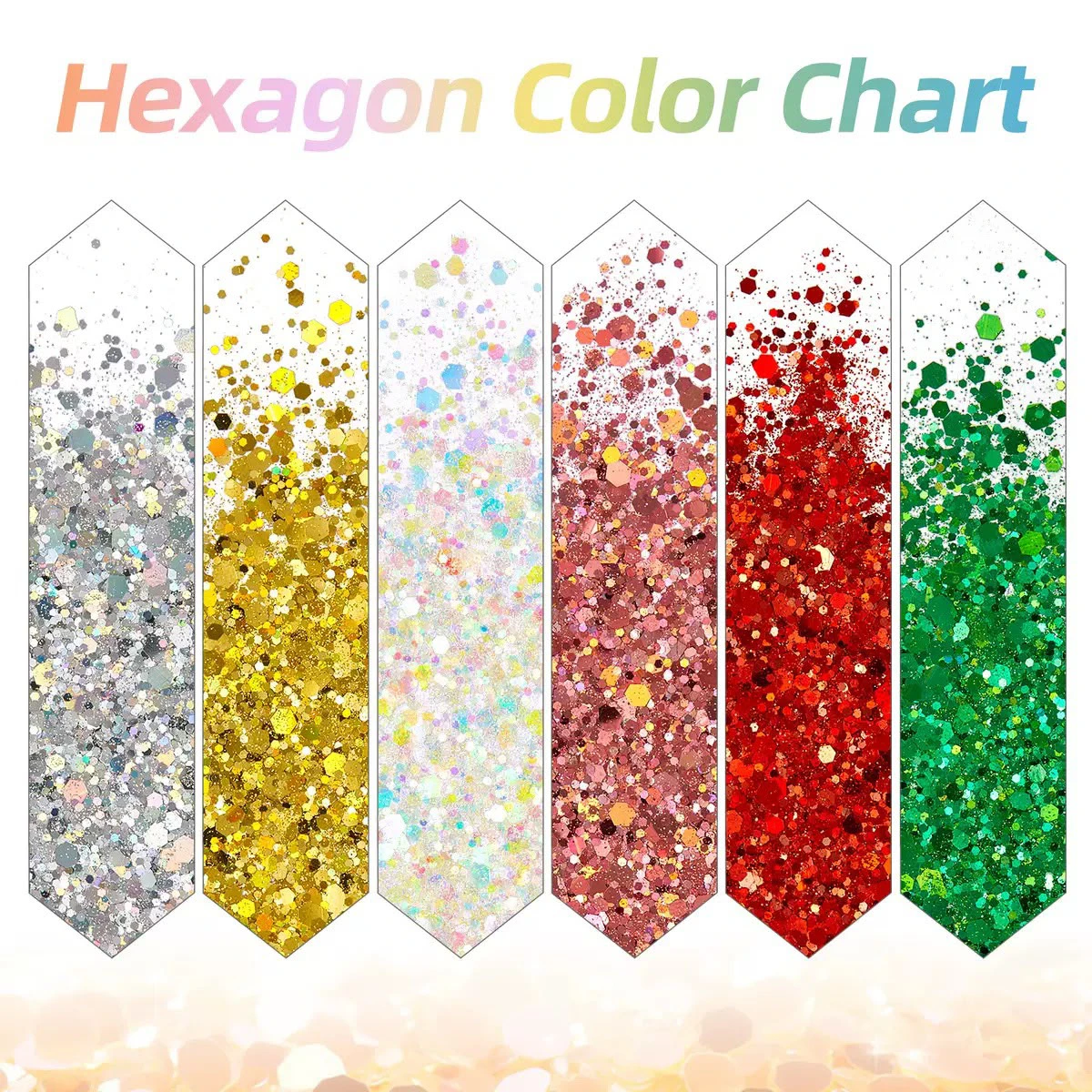 Hexagon colour chart