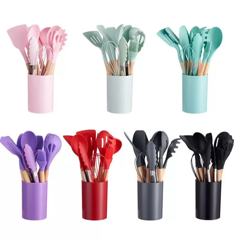 12-Piece Set Non-Stick Silicone Spatula