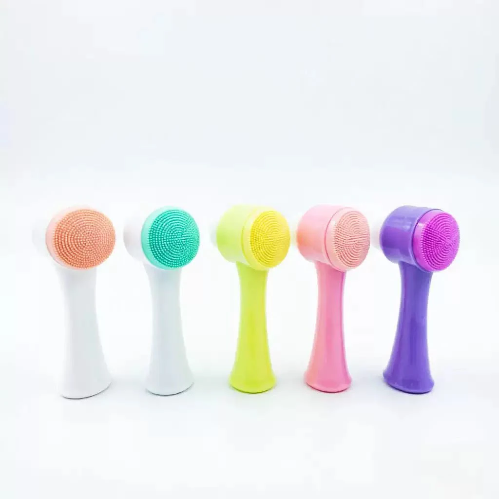 Double-Sided Facial Cleansing Brush