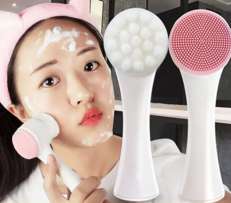 Double-Sided Facial Cleansing Brush thumbnail