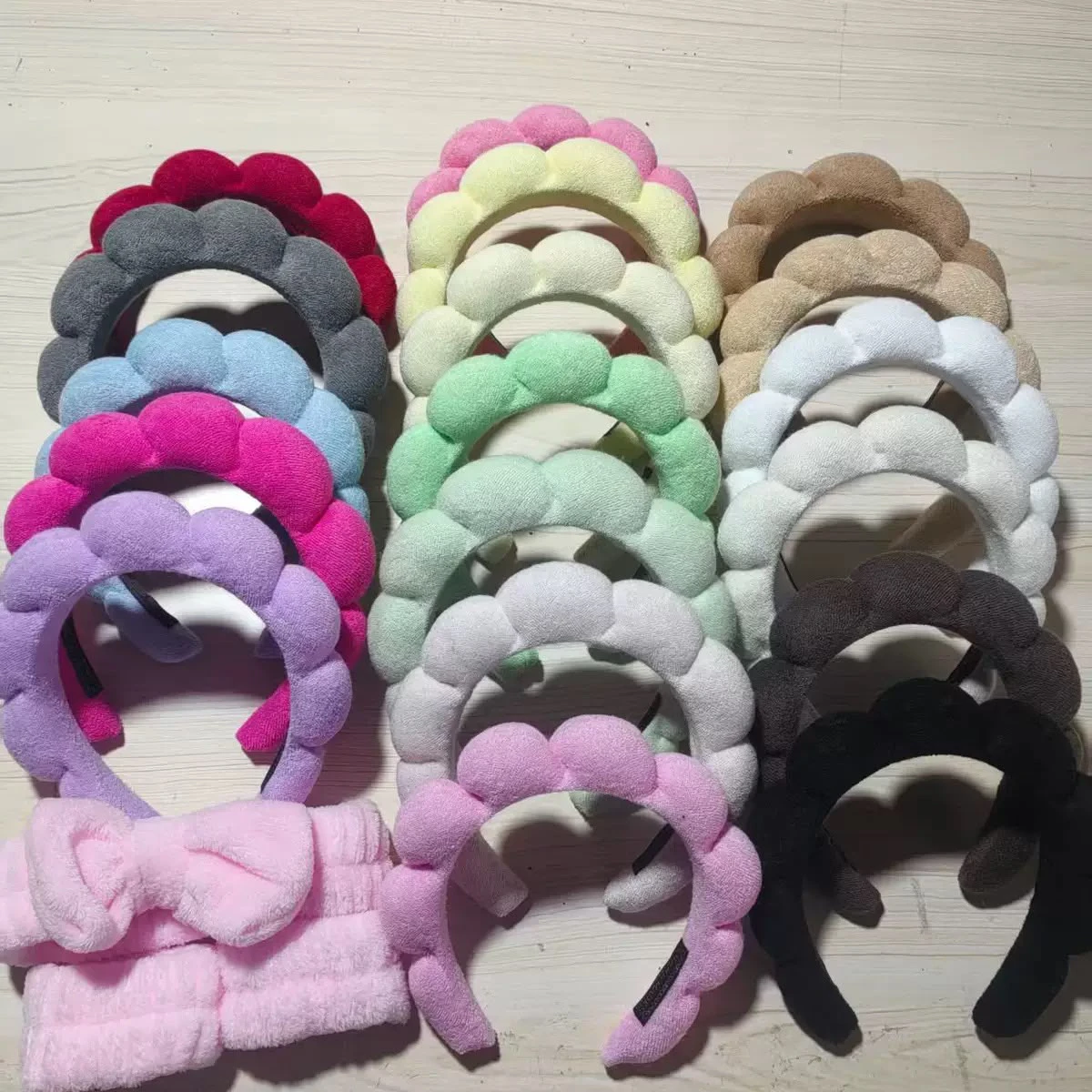 Cloud headband and coral fleece combo thumbnail