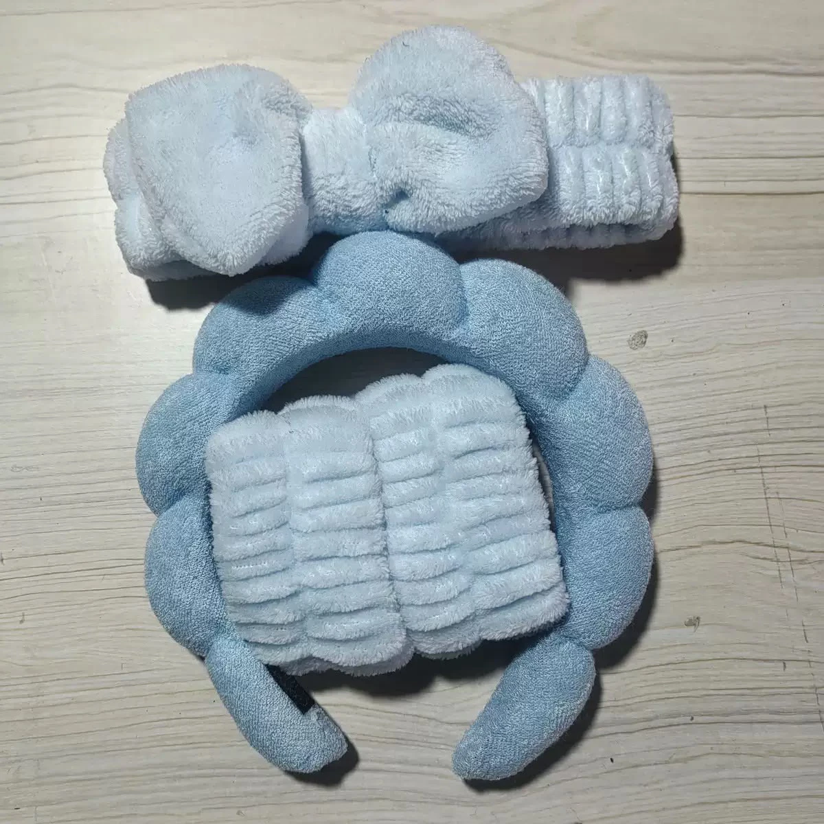 Cloud headband and coral fleece combo thumbnail