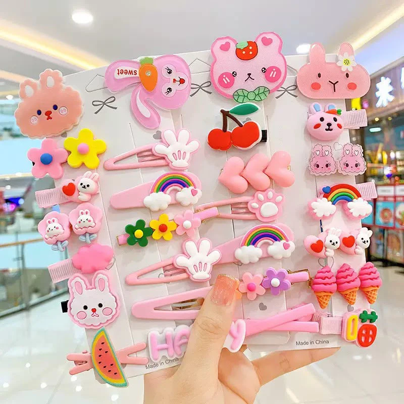 Children's Hair Clip Set of 14 Pieces