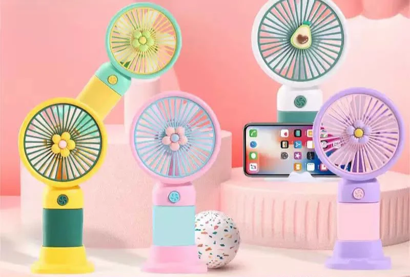 New Flower-Shaped Mini Handheld Fan