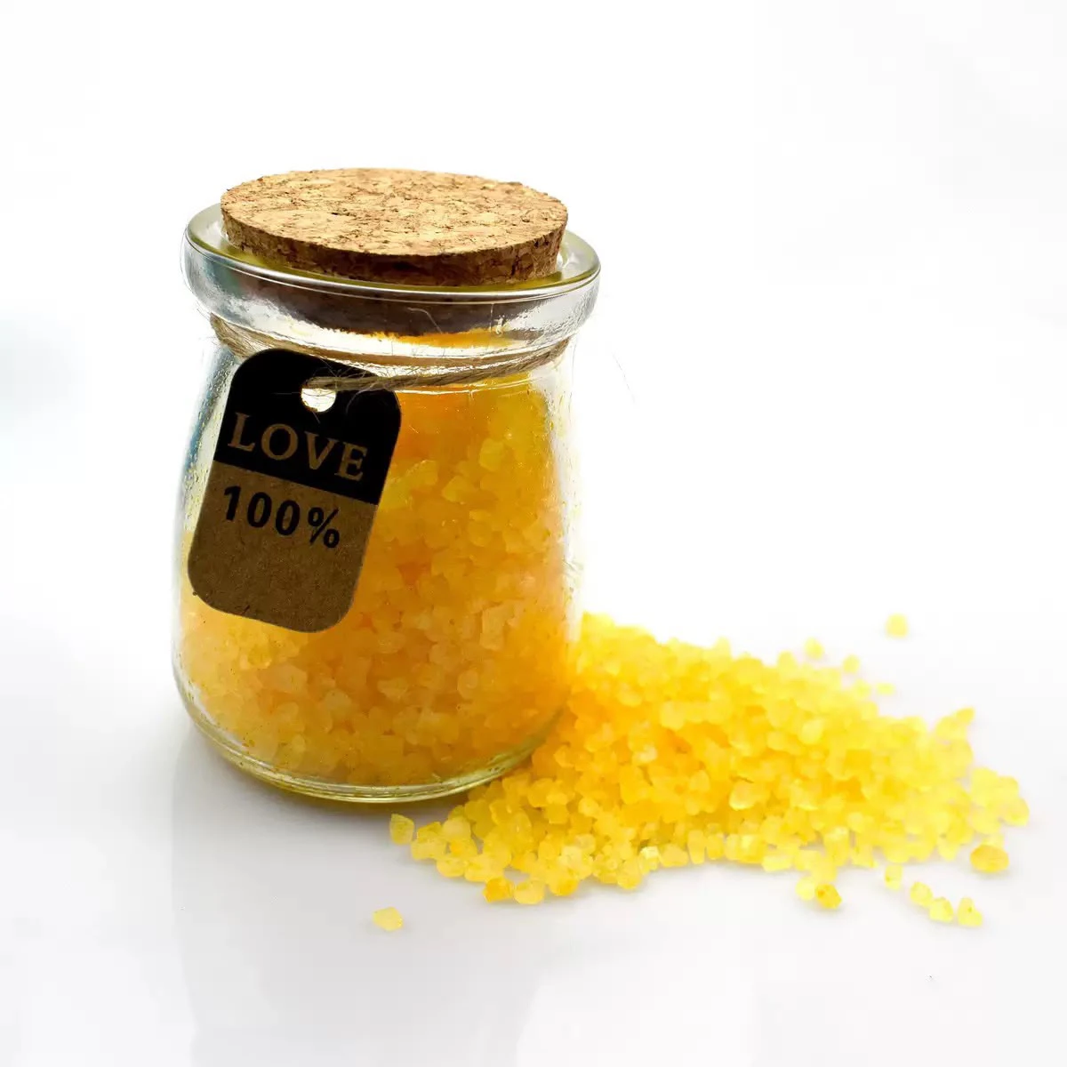 Bath and Foot Soak Rose Salt Relieve Fatigue Crystal Granules thumbnail