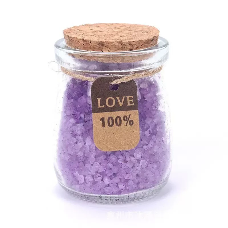Bath and Foot Soak Rose Salt Relieve Fatigue Crystal Granules thumbnail