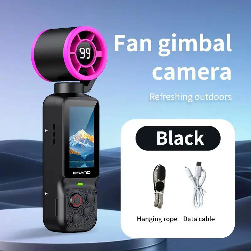 Sports camera with cooling fan