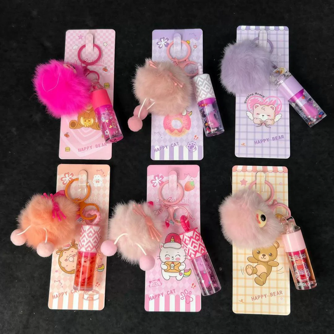 Girly lip oil chain