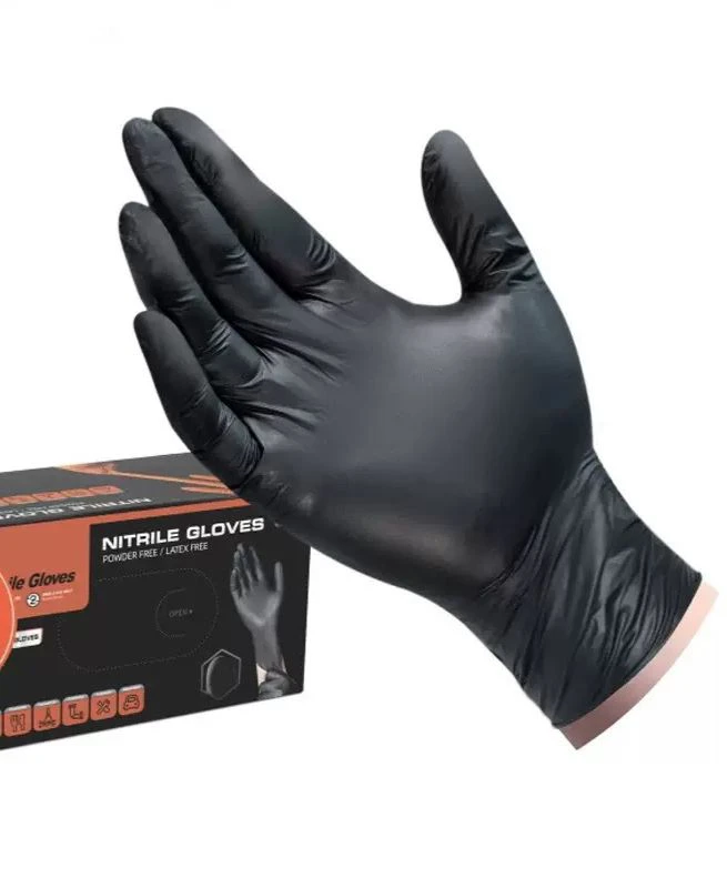 Medium size Black Pvc Gloves