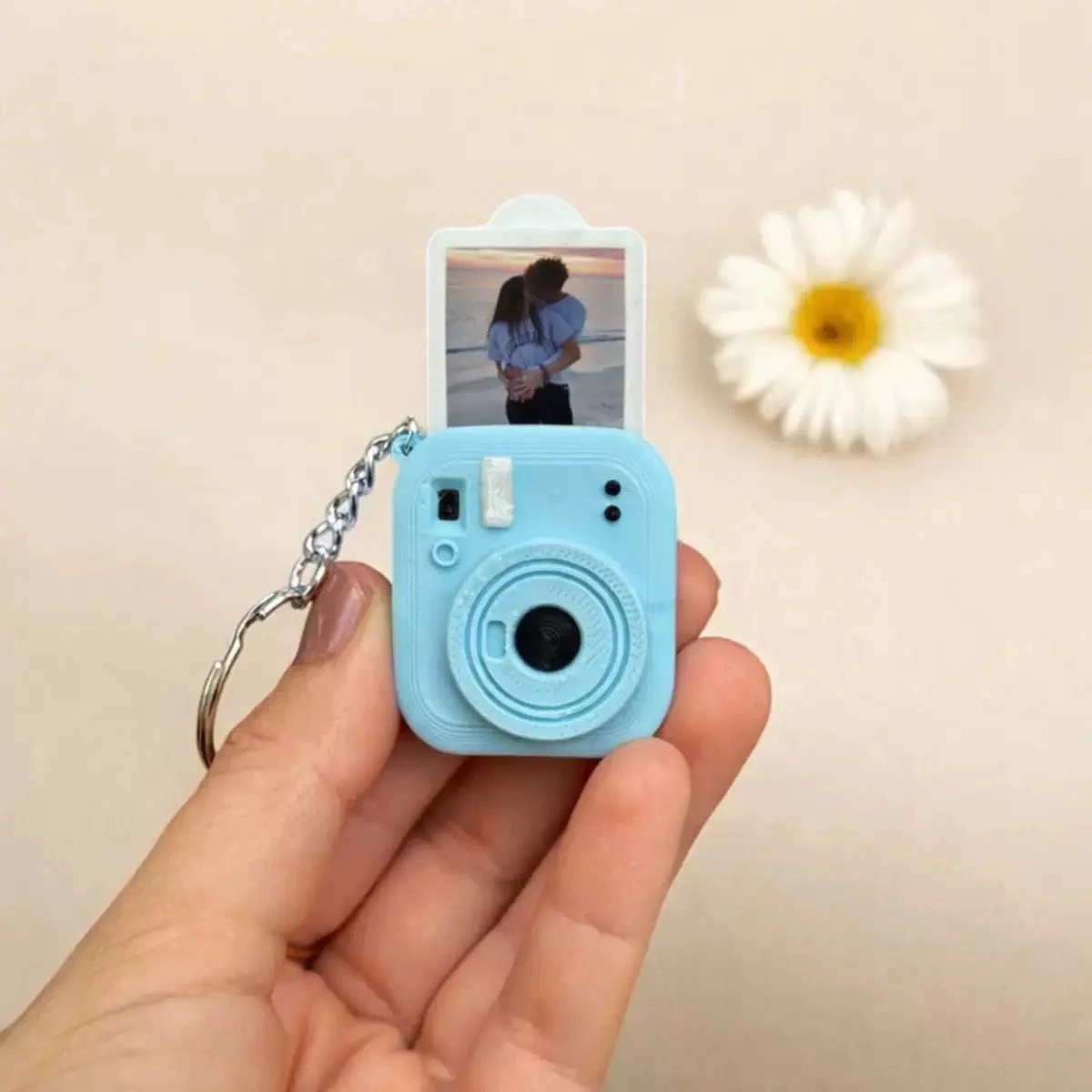 3d printed polaroid keychain
