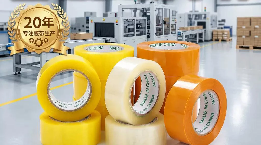 Transparent sealing tape