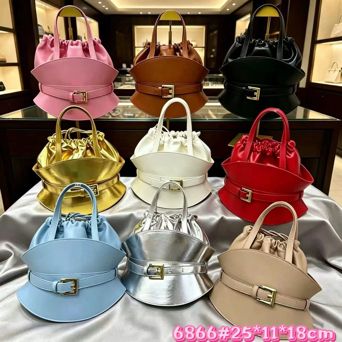 Belt buckle handbag