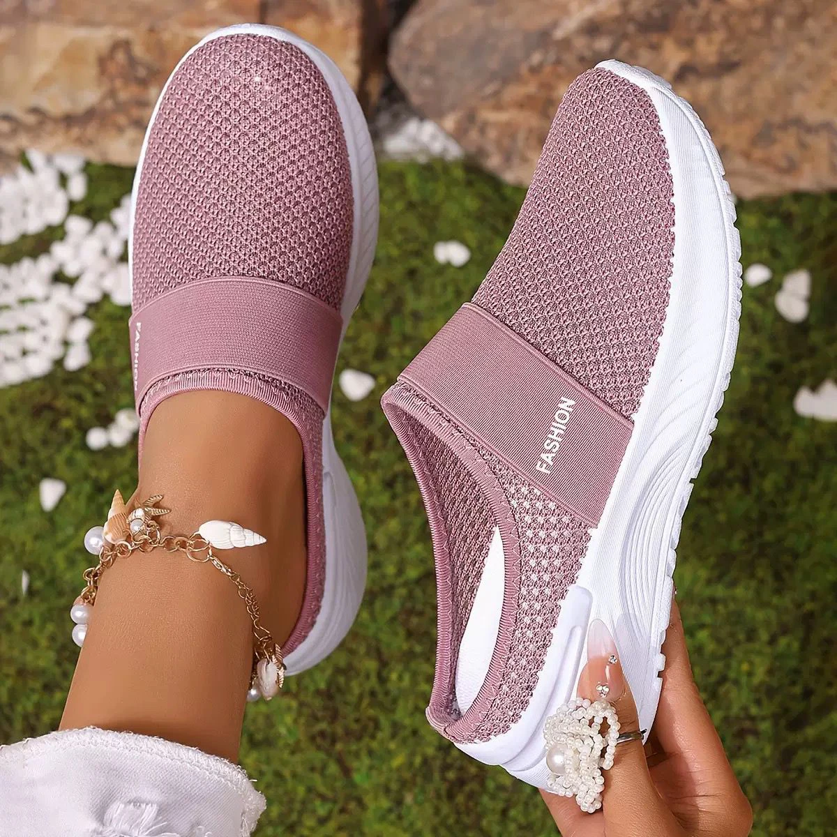 Women's half slip shoes thumbnail