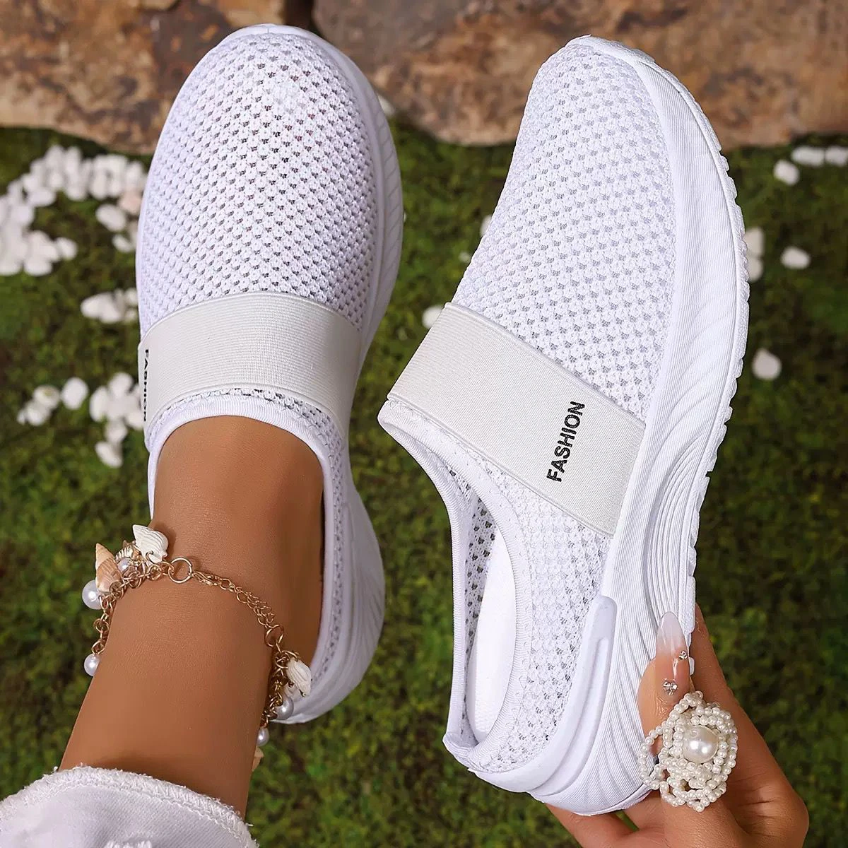 Women's half slip shoes thumbnail