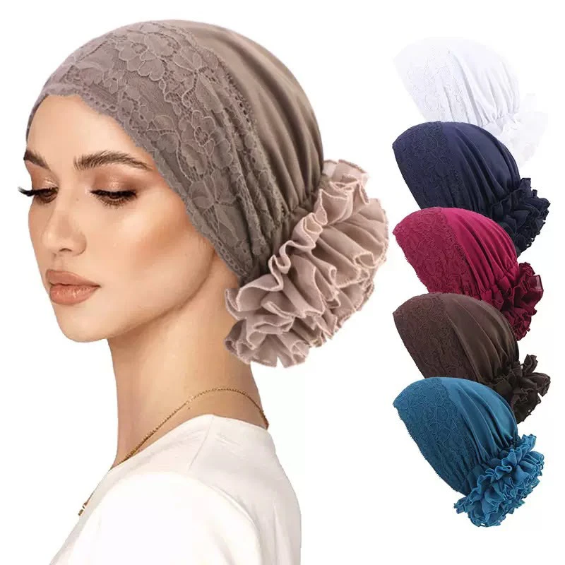 Women's large floral headscarf