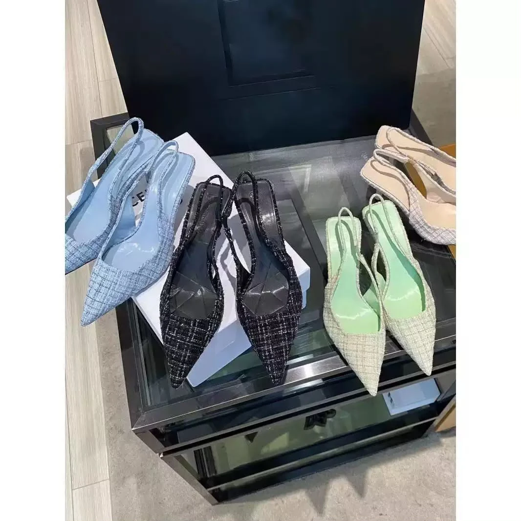 Women's stiletto pointed heels