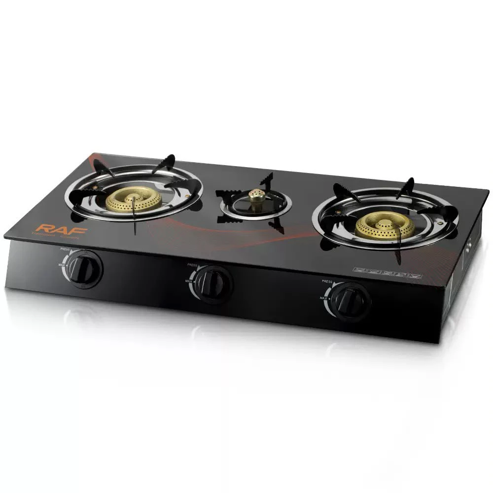 Three burner gas stove