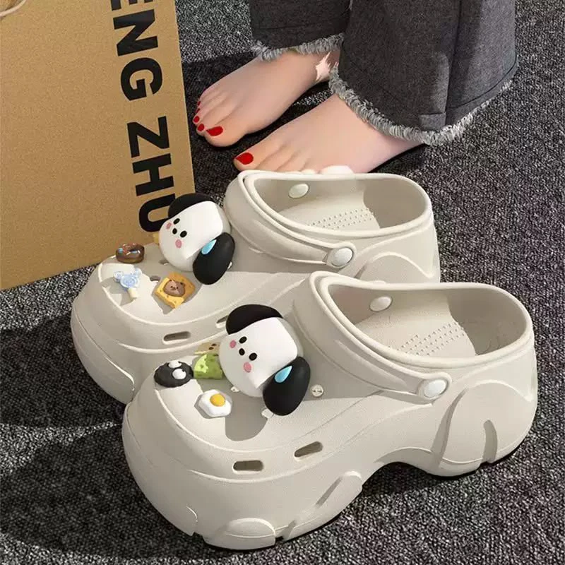 Thick soled ladies Crocs