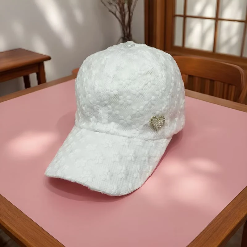 Floral Lace Breathable Baseball cap