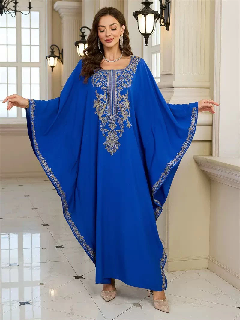 Rayon Embroidered Beach Dress