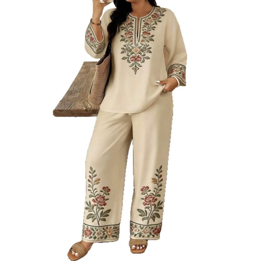 Women's Long-Sleeve Lace Floral design