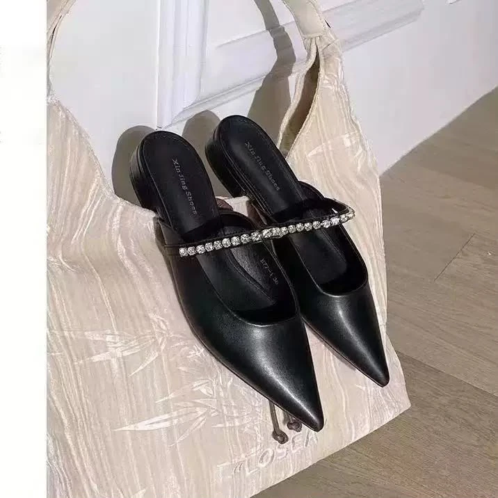Pointed Low Heel Muller thumbnail