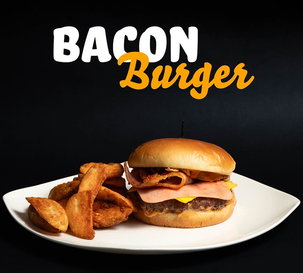 Hamburguesa Bacon de Andy's Burger en San Ramón, Alajuela