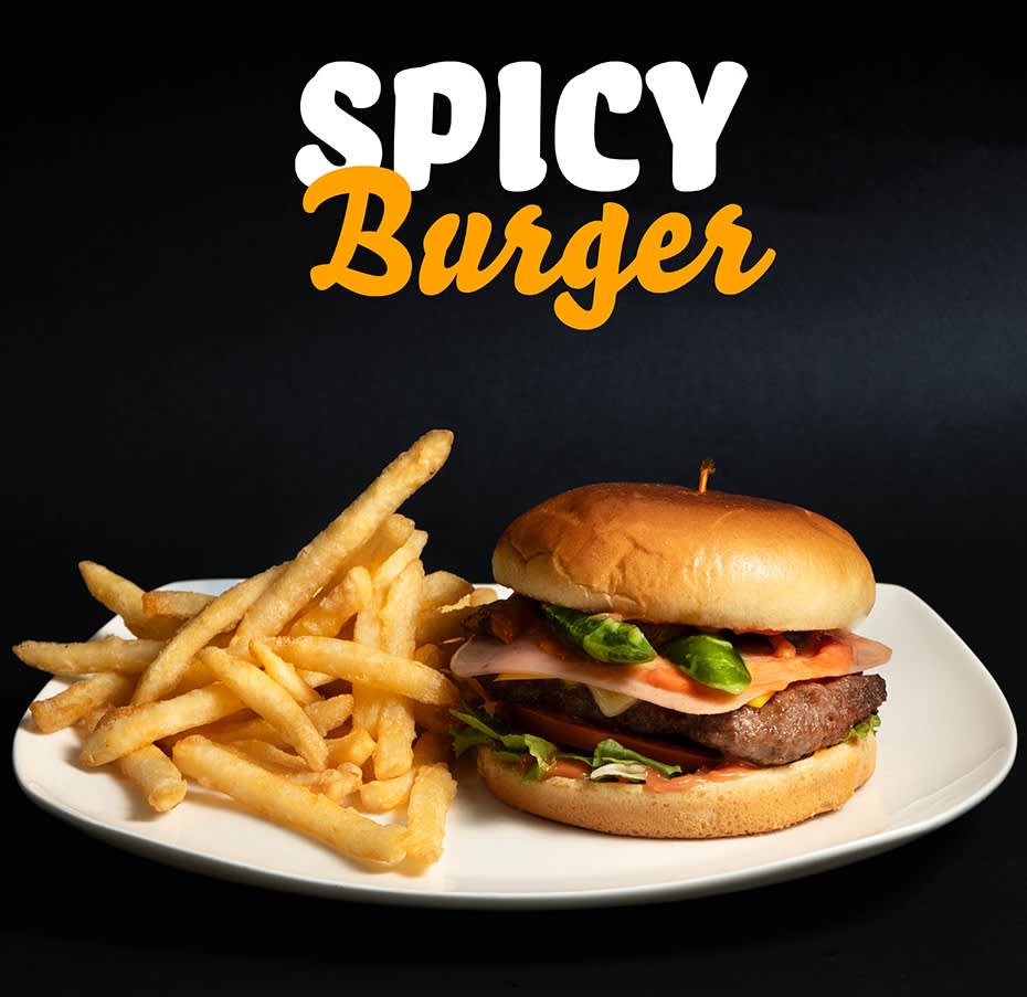Hamburguesa Spicy de Andy's Burger en San Ramón, Alajuela