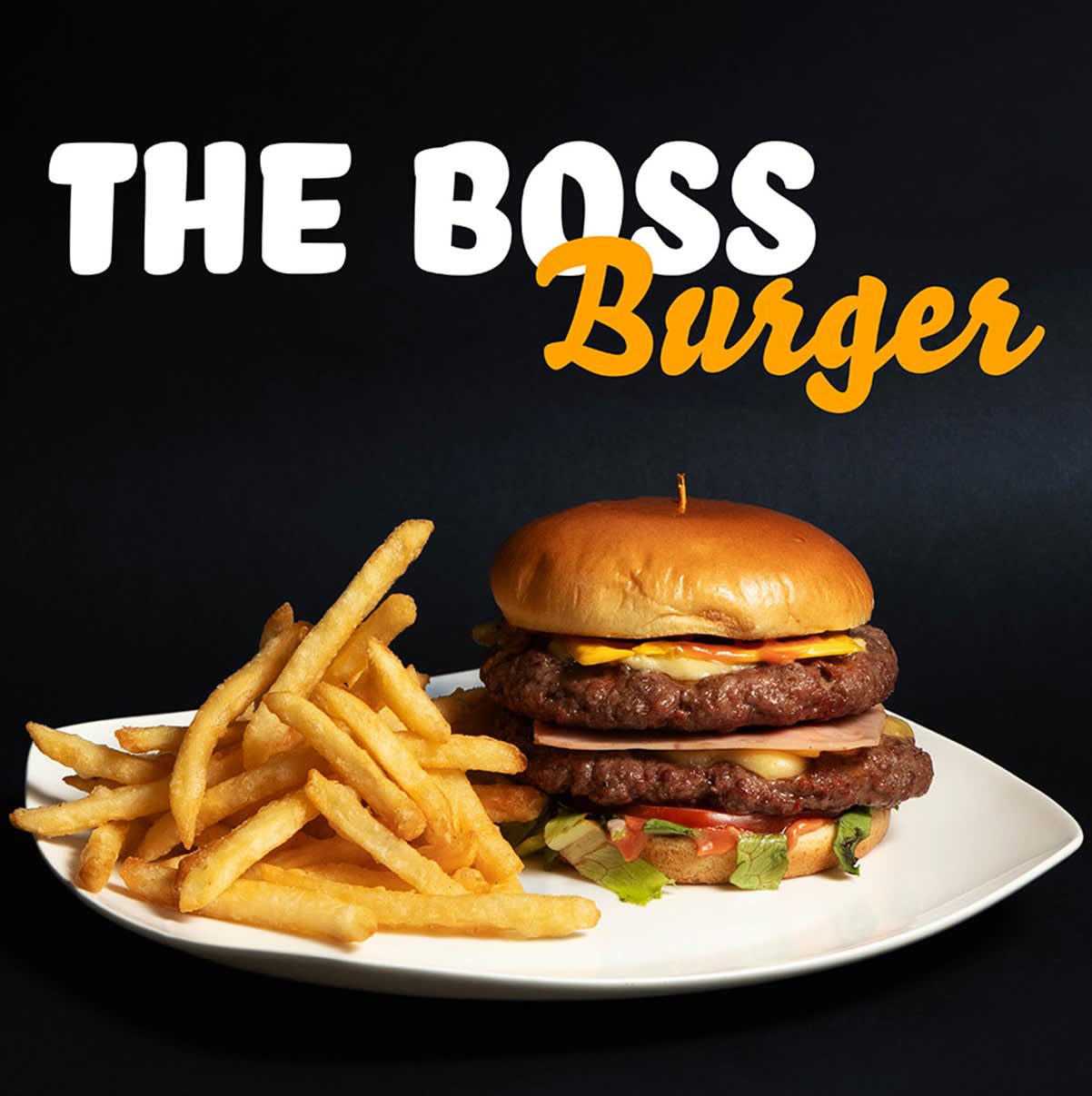 Hamburguesa The Boss de Andy's Burger en San Ramón, Alajuela