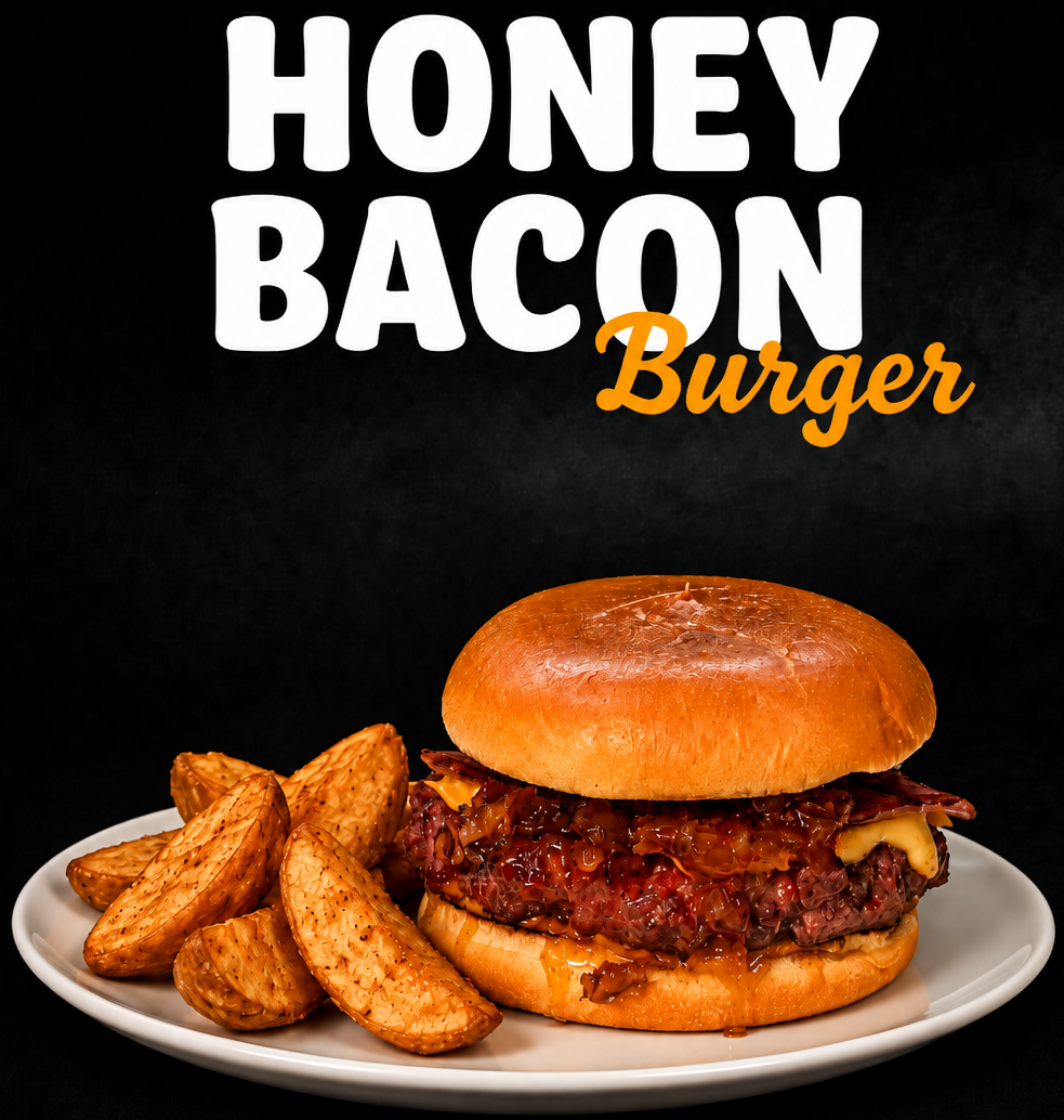 Hamburguesa Honey Bacon de Andy's Burger en San Ramón, Alajuela