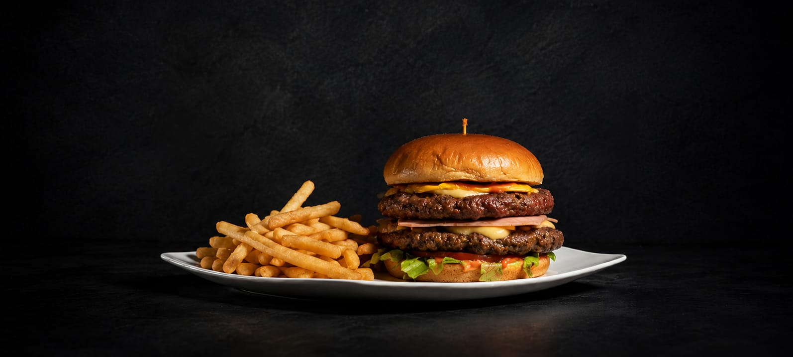 Hamburguesa al grill de Andy's Burger en San Ramón, Alajuela