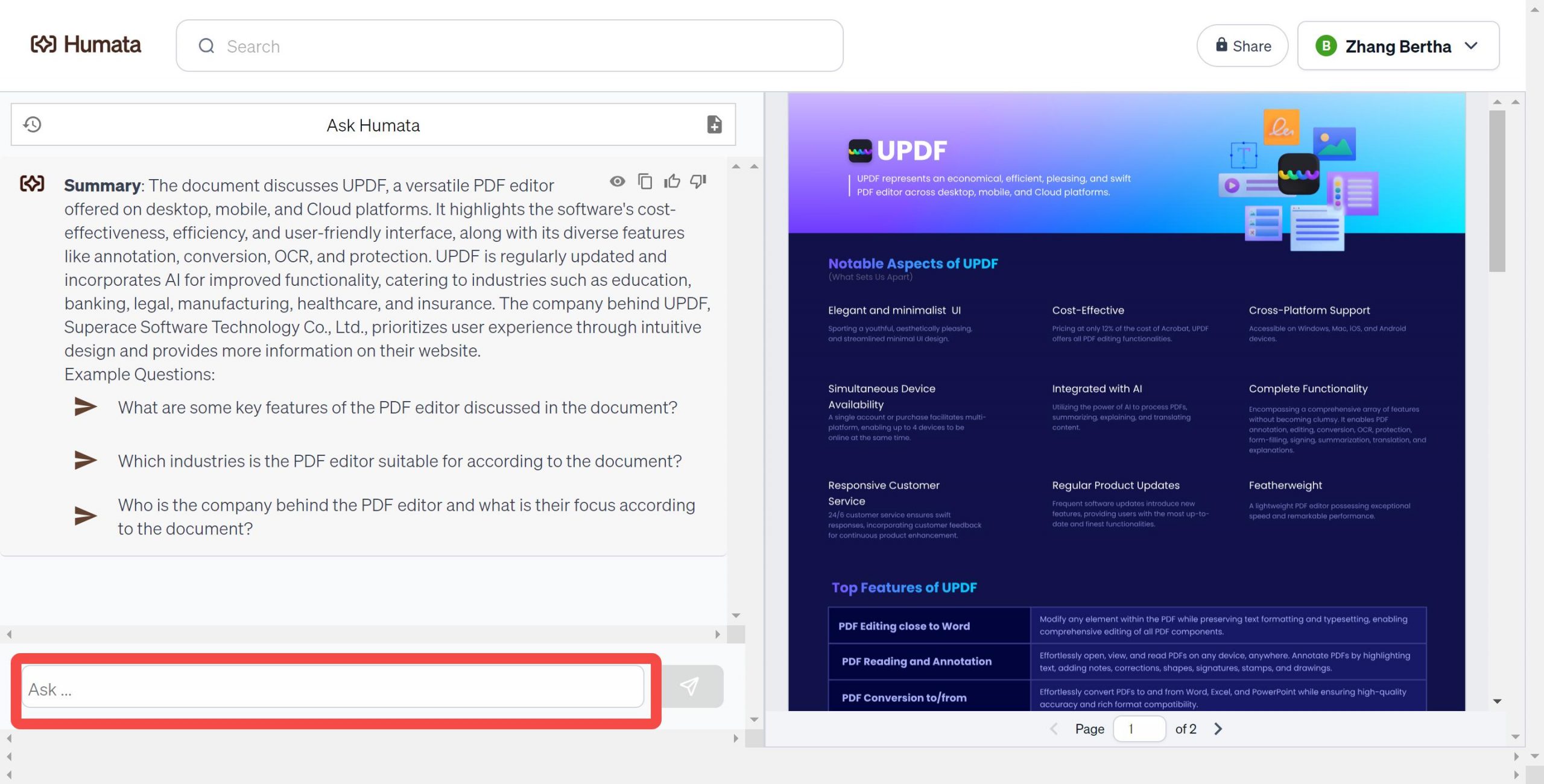 Can Humata.ai Actually Read a 500-Page PDF in 30 Seconds? - Screenshot 3