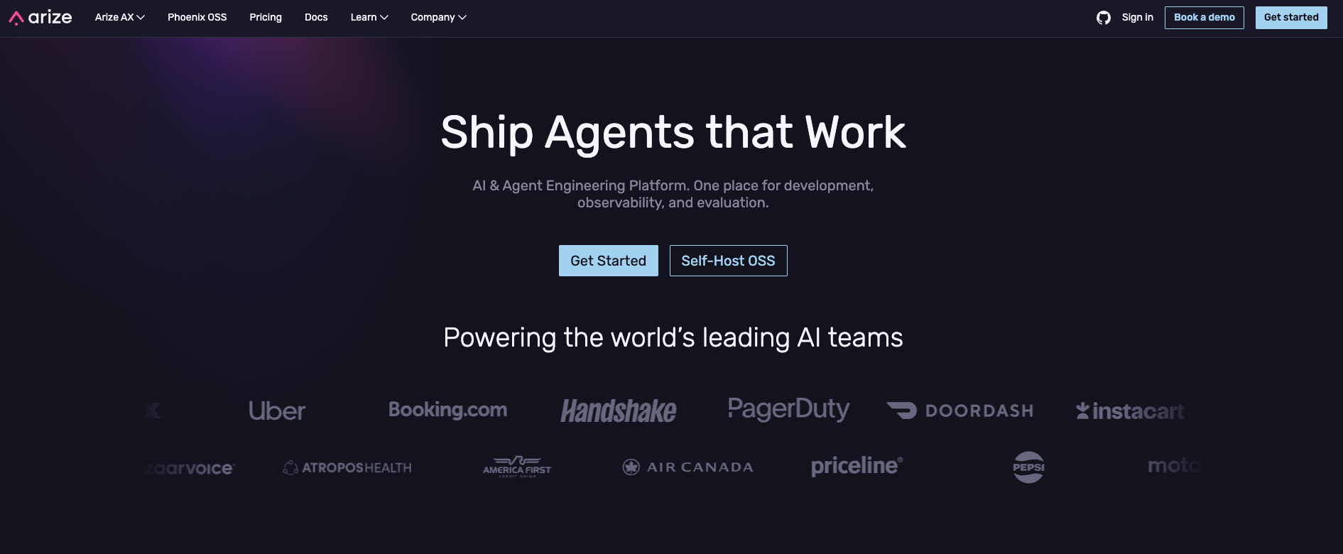 Arize AI Review 2026: The Enterprise Observability Platform Watching 1 Trillion AI Spans a Month - Screenshot 1