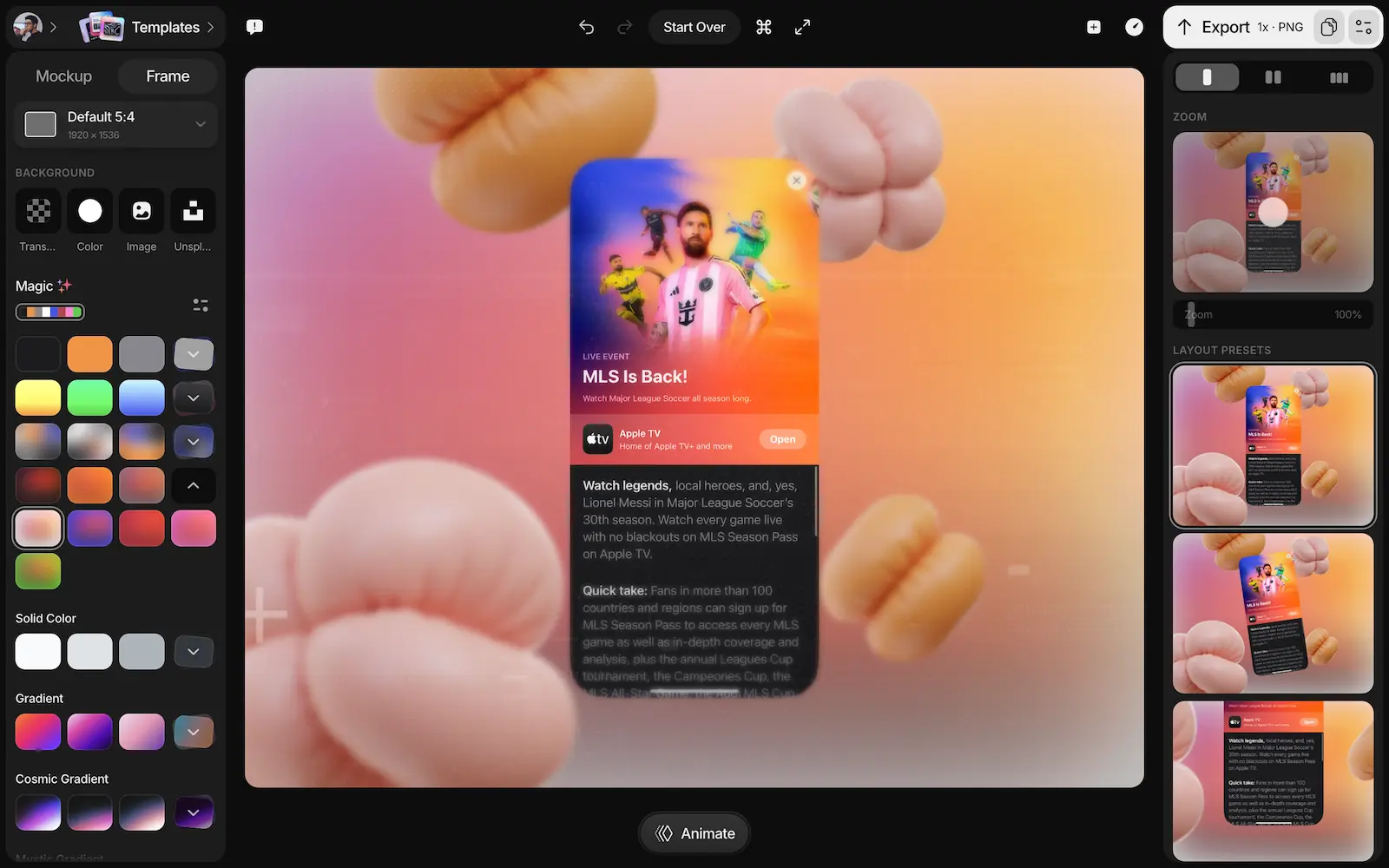 I Made My App Look Like a $500/hr Agency Designed It — With Zero Design Skills and No Signup - Screenshot 1