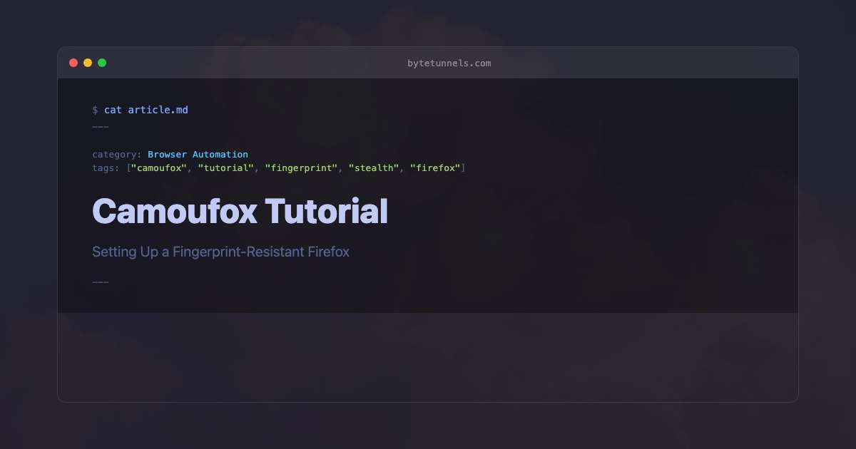 Can Camoufox Really Bypass Cloudflare and Every Major WAF at the C++ Level? - Screenshot 7