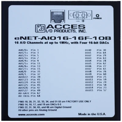 Data Acquisition & Control ENET-AIO16 Series Product Image 12