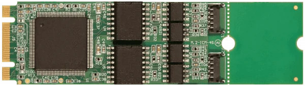 Serial Communications M.2 ICM-232 Series Main Product Image