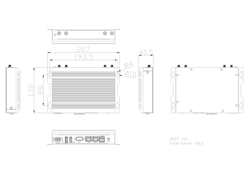 Embedded Box PCs ACS-2310A Product Image 5