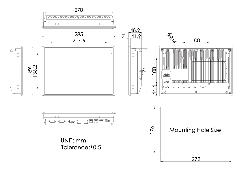 Panel PCs & HMI Controllers ARCHMI-810B Series Product Image 5
