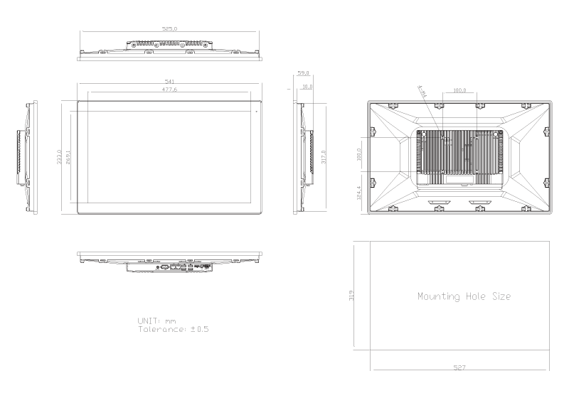 Panel PCs & HMI Controllers AUHMI-921C Series Product Image 5
