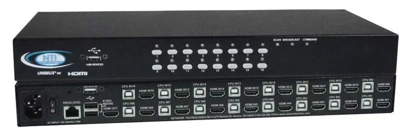 KVM Switches UNIMUX-HD4K-xx Product Image 3