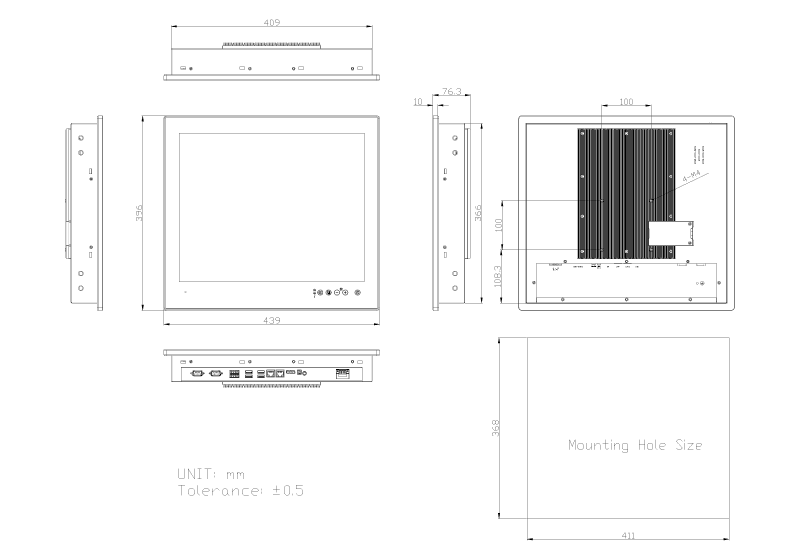 Panel PCs & HMI Controllers VIKING-919B Series Product Image 5