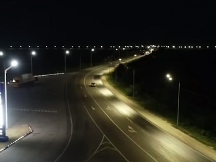 Продолжаются работы по устройству современного освещения на региональных трассах