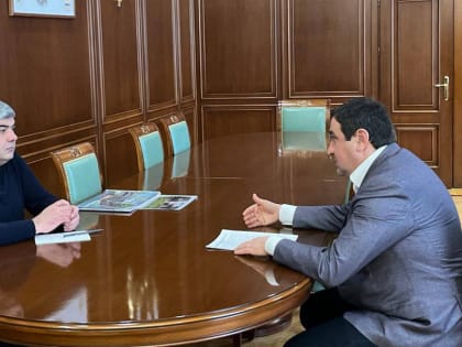 Рабочая встреча с министром здравоохранения КБР Рустамом Калибатовым
